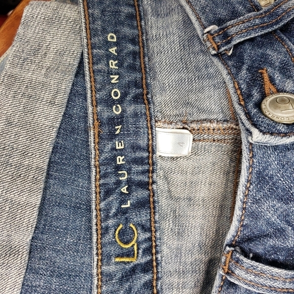 LC Lauren Conrad studded distressed denim shorts - Picture 6 of 6